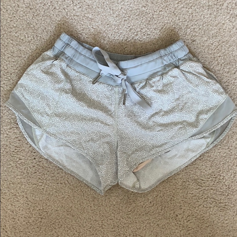 Lululemon grey bitty hot shorts